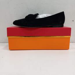 Kate Spade Women's Cathie Black Suede Flats S170483 Size 7M IOB