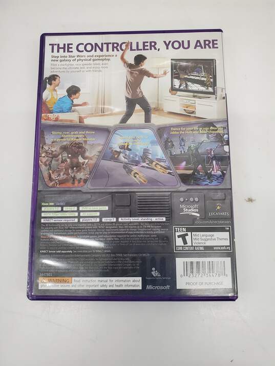 Xbox 360 Kinect Star Wars Game Disc Untested image number 2