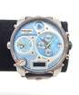 Diesel DZ7322 3Bar Chrono Blue Dial Brown Leather Band Watch 152.7g image number 3
