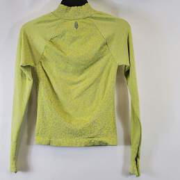 Free People Women Lime Leopard Active Top M/L NWT alternative image
