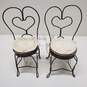2x Vintage Wire Doll Chairs image number 1