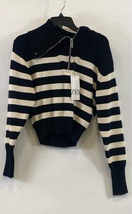Zara Multicolor Stripe Sweater - Size SM