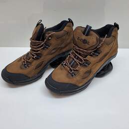Z Coil Desert Hiker Brown Leather Spring Heel Comfort Shoe Men's 10