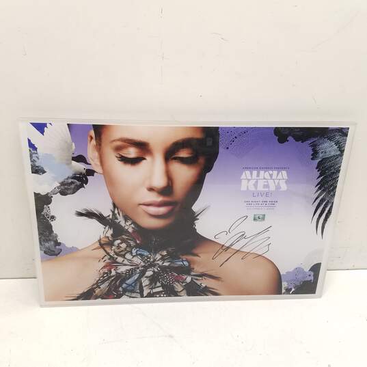 Acrylic Framed and Signed Alicia Keys Concert Poster image number 5