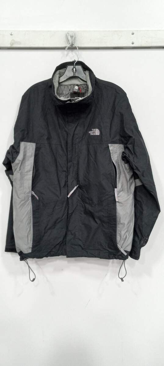 The North Face Men's Black HyVent Full Zip Rain/Wind Resistant Jacket Size M image number 1