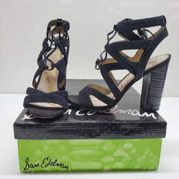 Sam Edelman Yardley Black Suede Women's Heels Size 7M