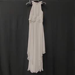 David's Bridal Women White Halter Gown Sz 6 Nwt alternative image