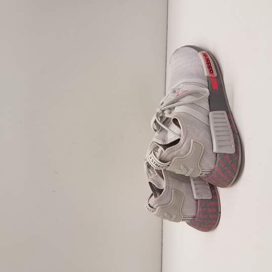 Adidas NMD_R1 J 'All Over Print - Light Grey Signal Pink' Youth Size 5 image number 4