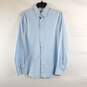 Express Men Blue Button Up M NWT image number 3