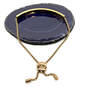 Designer Michael Kors Gold-Tone Rhinestone Bar Slider Chain Bracelet image number 2