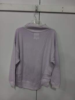 Aerie Lilac Soft Cozy Relaxed Oversized Split Hem/Collar Sweater Size S alternative image