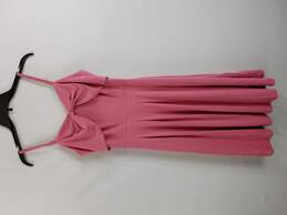 Yathon Women Pink Midi Dress M