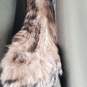 Daeho Women Brown Patterned Fur Hooded Vest Sz 55 image number 6