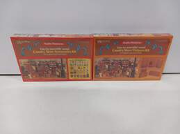 Bundle of 2 Country Store Miniature Furniture Kits Factory Sealed
