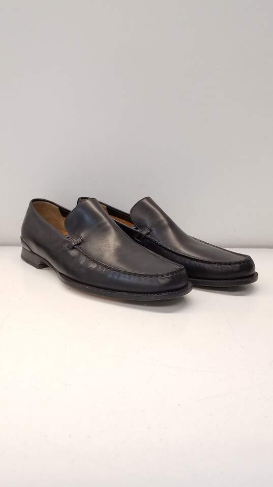 Bruno Magli Henri Black Leather Loafers Shoes Men's Size 12 M image number 3