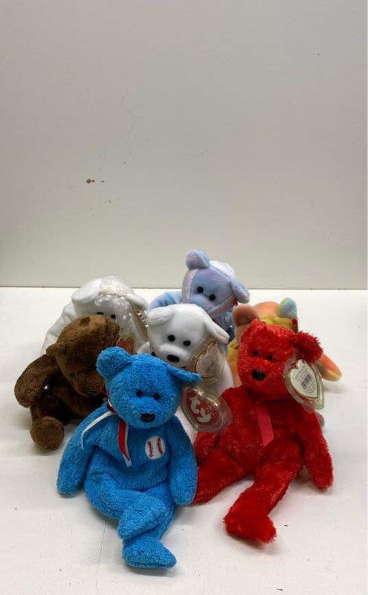 Assorted Ty Beanie Babies Bear Bundle Lot Of 7 image number 2