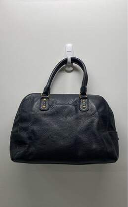 Michael Kors Black Pebbled Leather Zip Satchel Bag alternative image
