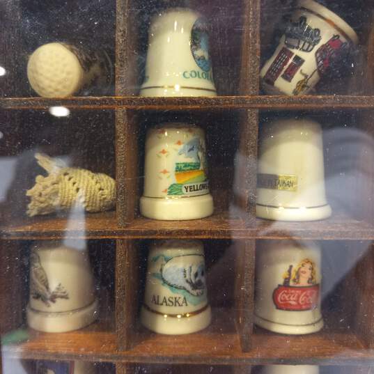 Thimble Collection in Wood Cases 2pc Lot image number 6