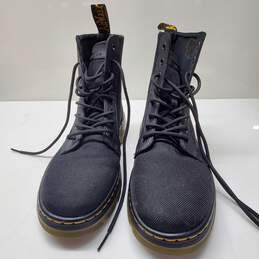 Dr. Martens Combs Black Fabric Boots Size 9 alternative image