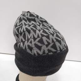 Michael Kors Women's Gray Monogram Knit Hat & Gloves O/S NWT