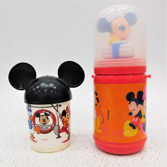 Vintage Walt Disney Memorabilia Lot Mickey Mouse Plate Plastic Mugs & More image number 19