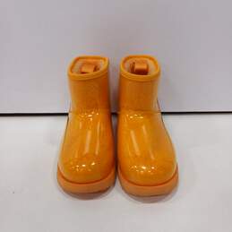 Women's UGG Orange Classic Clear Mini Boot Size 5