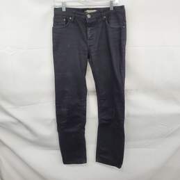 Burberry London Men's Black Denim Button Fly Jeans Size 30R w/COA