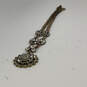 Designer J. Crew Gold-Tone Flower Crystal Cut Stone Statement Necklace image number 2