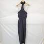 Zara Strapless Halter Black Maxi Dress Size XS w/Integrated Bra image number 3