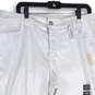 NWT St. John's Bay Womens White Mid Rise Secretly Slender Capri Pants Size 18W image number 3