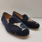 Stubb & Wootton Velvet Martini Loafers Navy 7.5 image number 3