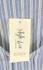 Style & Co Women Blue Striped Eyelet Blouse 1X image number 5
