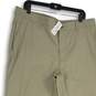 NWT Mens Gray Flat Front Slash Pocket Skinny Leg Chino Pants Size 38 X 30 image number 3