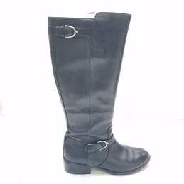 Lauren Ralph Lauren Leather Margarite Boots Black 7.5