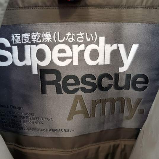 Superdry Rescue Army Men Olive Green Jacket 3XL image number 3
