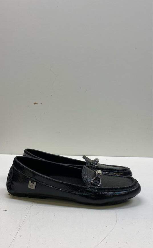 Kenneth Cole Dawson Driver Patent Black Flats Loafers Shoes Size 5.5 B image number 3