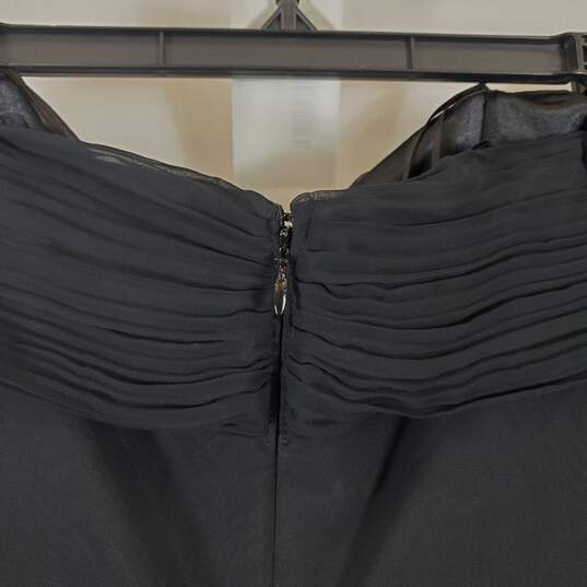 A.B.S Evening Women's Black Pleated Dress SZ 12 NWT image number 6