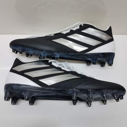 Adidas Freak Carbon Low black white silver soccer cleats men's 13 NIB image number 3