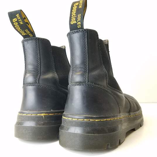 Dr. Martens Embury Black Leather Chelsea Boots Size 7M/8L image number 7