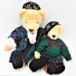 Vintage Fluffy & Alice Vanderbear A Highland Fling Teddy Bear Stuffed Animals