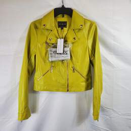 Guess Women Lime Green Jacket S NWT