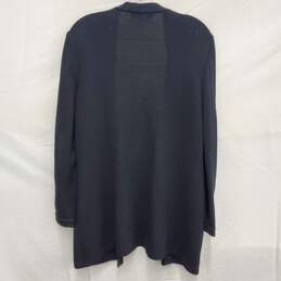 ST. John Basics WM's Black Cardigan Long Sleeve Sweater Size M alternative image