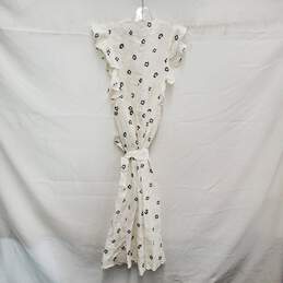 Reformation Serengeti WM's 100% Linen Hawaiian Plunge Neck Midi Dress Size M alternative image