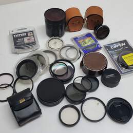 Vintage Specialty Camera Lens Filters Hoods & Cases - 2.8lb Lot alternative image