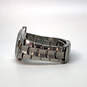 Designer Bulova Silver-Tone Stainless Steel Chain Quartz Analog Wristwatch image number 3