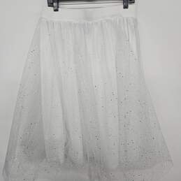 White Tulle Skirt alternative image