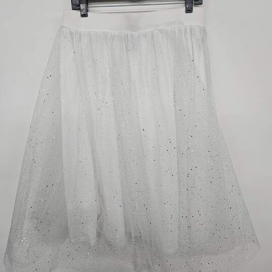 White Tulle Skirt image number 2
