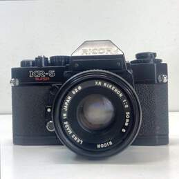 Ricoh KR-5 Super 35mm SLR Camera with 50mm 1:2 Lens