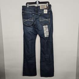 Blue Denim Relaxed Bootcut Jeans alternative image
