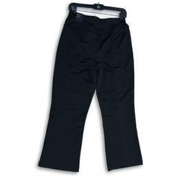 NWT Adidas Womens Black Drawstring Flat Front Flared Leg Sweatpants Size S alternative image